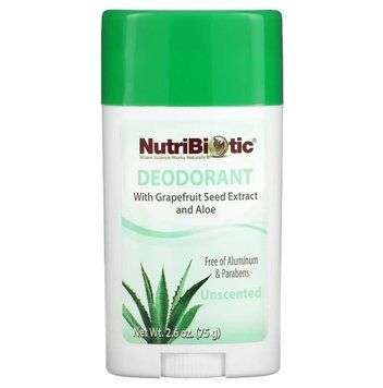 NutriBiotic, дезодорант, без запаху, 75 г 582305758142 фото