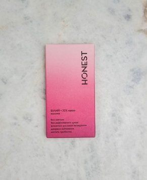 Білий шоколад з сублімованою малиною Honest 25 гр 155460029452 фото